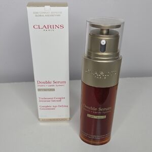 Clarins Double Serum Light Texture - White and Gold